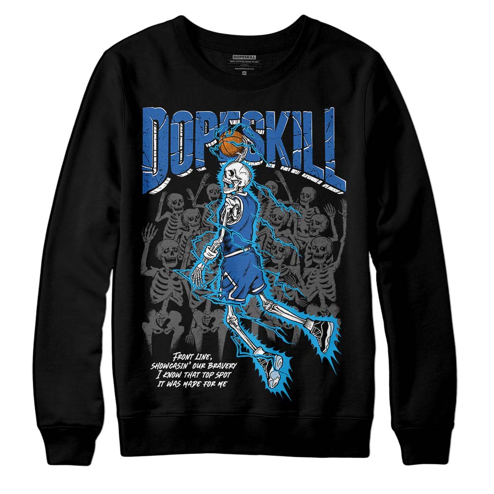 Jordan 11 Low “Space Jam” DopeSkill Sweatshirt Thunder Dunk Graphic Streetwear - Black