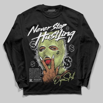 Jordan 11 “Inner Beast” DopeSkill Long Sleeve T-Shirt Never Stop Hustling Graphic Streetwear - Black
