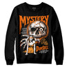 Orange, Black & White Sneakers DopeSkill Sweatshirt Mystery Ghostly Grasp Graphic Streetwear - Black