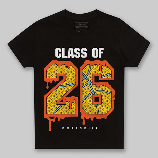 Yellow Sneakers DopeSkill Toddler Kids T-shirt 26 Drip Graphic Streetwear - Black