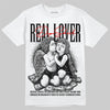 Dunk Low Panda White Black DopeSkill T-Shirt Real Lover Graphic - White