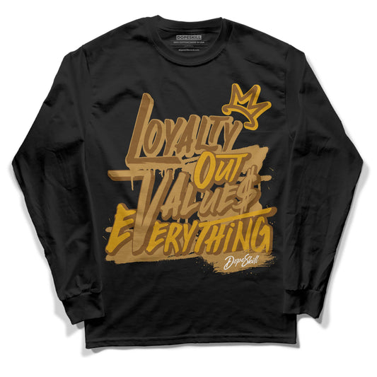 Jordan 13 Wheat 2023 DopeSkill Long Sleeve T-Shirt LOVE Graphic Streetwear - Black