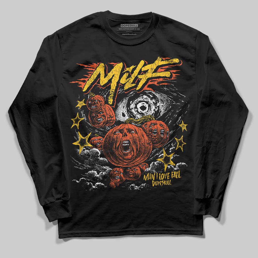 Yellow Sneakers DopeSkill Long Sleeve T-Shirt MILF Graphic Streetwear - Black