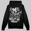 Jordan 5 Retro Reverse Metallic DopeSkill Hoodie Sweatshirt Real Y2K Players Graphic Streetwear - Black