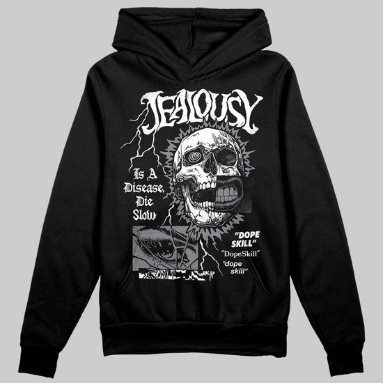 Jordan 9 Retro 'Flint Grey' 2026 DopeSkill Hoodie Sweatshirt Jealousy Graphic Streetwear - Black
