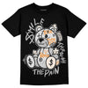 Dunk Low Cool Grey DopeSkill T-Shirt Smile Through The Pain Graphic Streetwear - Black 