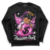 Jordan 4 GS “Hyper Violet” DopeSkill Long Sleeve T-Shirt Heaven Sent Graphic Streetwear - Black