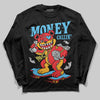 Red Sneakers DopeSkill Long Sleeve T-Shirt Money Callin' Graphic Streetwear - Black