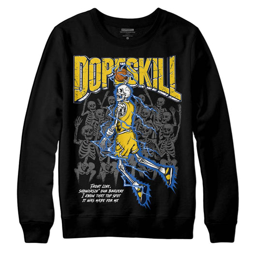 Dunk Low Vintage “Michigan” DopeSkill Sweatshirt Thunder Dunk Graphic Streetwear - Black