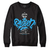 Jordan 1 High Retro OG “University Blue” DopeSkill Sweatshirt Queen Chess Graphic Streetwear - Black