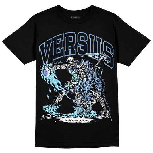 University Blue Sneakers DopeSkill T-Shirt VERSUS Graphic Streetwear - Black