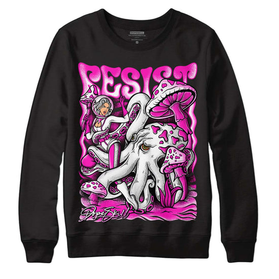 Dunk Low GS “Active Fuchsia” DopeSkill Sweatshirt Resist Graphic Streetwear - Black