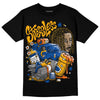 Dunk Blue Jay and University Gold DopeSkill T-Shirt Stressless Graphic Streetwear - Black