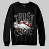 Jordan 4 “Black Cat” (2025) DopeSkill Sweatshirt Trust No One Graphic Streetwear - Black