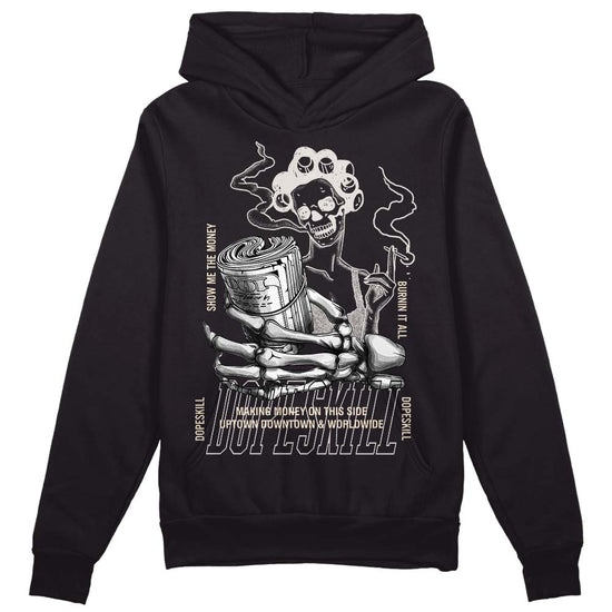 Jordan 5 SE “Sail” DopeSkill Hoodie Sweatshirt Show Me The Money Graphic Streetwear - Black