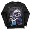 Jordan 3 Dark Iris DopeSkill Long Sleeve T-Shirt Mystery Ghostly Grasp Graphic Streetwear - Black