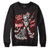 Jordan 4 Retro Red Cement DopeSkill Sweatshirt Gettin Bored With This Money Graphic Streetwear - Black