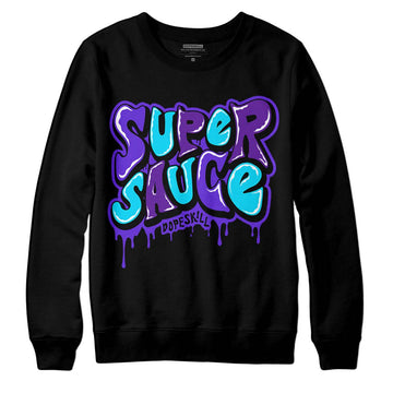 Jordan 6 "Aqua" DopeSkill Sweatshirt Super Sauce Graphic Streetwear - Black