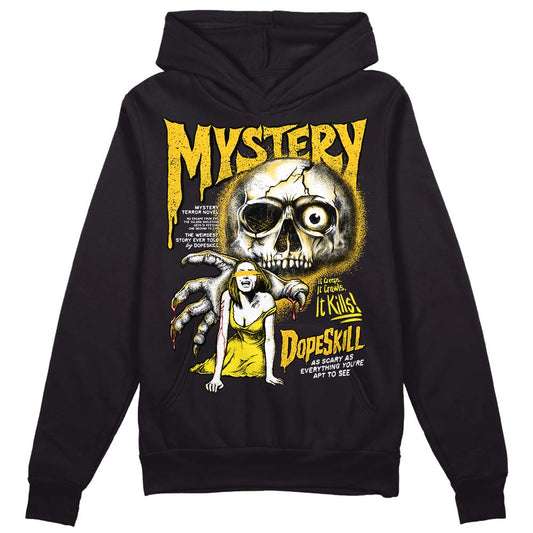 Jordan 4 Retro “Vivid Sulfur” DopeSkill Hoodie Sweatshirt Mystery Ghostly Grasp Graphic Streetwear - Black