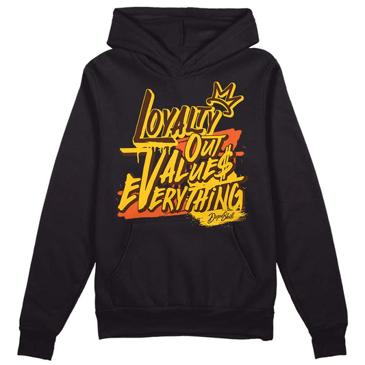 Yellow Sneakers DopeSkill Hoodie Sweatshirt LOVE Graphic Streetwear - Black