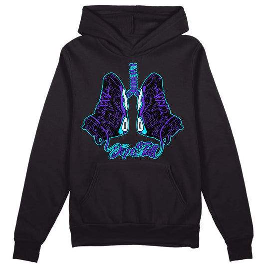 Jordan 6 "Aqua" DopeSkill Hoodie Sweatshirt Breathe Graphic Streetwear - Black