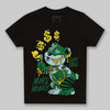 Green Sneakers DopeSkill Toddler Kids T-shirt Make Money Graphic Streetwear - Black