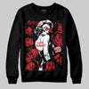 Jordan 5 Retro Fire Red Black Tongue (2025) DopeSkill Sweatshirt Built Different Graphic Streetwear - Black