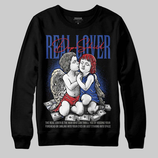 Jordan 4 “Rare Air” DopeSkill Sweatshirt Real Lover Graphic Streetwear - Black