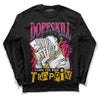 Jordan 3 Retro SP J Balvin Medellín Sunset DopeSkill Long Sleeve T-Shirt Sorry I've Been Trappin Graphic Streetwear - black