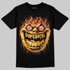 Yellow Sneakers DopeSkill T-Shirt Hellfire Graphic Streetwear - Black
