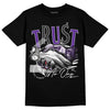 Jordan 3 Retro Dark Iris DopeSkill T-Shirt Trust No One Graphic Streetwear - Black 