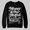 Adidas Samba OG White Black Clear Granite DopeSkill Sweatshirt Money Is Our Motive Typo Graphic Streetwear - Black