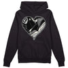 Jordan 3 “Off Noir” DopeSkill Hoodie Sweatshirt Heart Jordan 3 Graphic Streetwear - Black