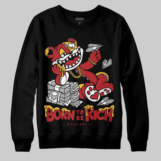 Jordan 14 Golf “Last Shot” DopeSkill Sweatshirt Born To Be Rich Graphic Streetwear - Black