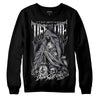 Jordan 14 Retro 'Stealth' DopeSkill Sweatshirt Life or Die Graphic Streetwear - Black