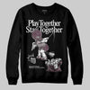 A Ma Maniére x Air Jordan 5 “Violet Ore” DopeSkill Sweatshirt Play together, Stay together Graphic Streetwear - Black