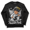 Jordan 1 Low OG “Shadow” DopeSkill Long Sleeve T-Shirt Heaven Sent Graphic Streetwear - Black