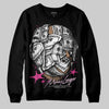 Pink Sneakers DopeSkill Sweatshirt Money Longer Graphic Streetwear - Black