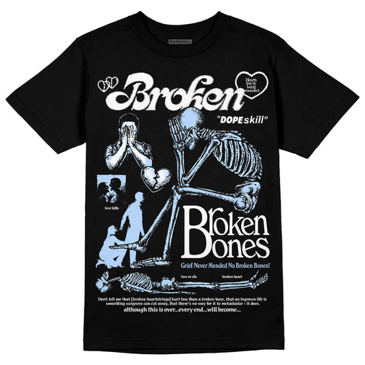 Jordan 6 “Reverse Oreo” DopeSkill T-Shirt Broken Bones Graphic Streetwear - Black