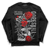 Jordan 1 Low OG “Shadow” DopeSkill Long Sleeve T-Shirt Side Hustle Graphic Streetwear - Black