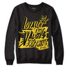 Jordan 4 Tour Yellow Thunder DopeSkill Sweatshirt LOVE Graphic Streetwear - Black