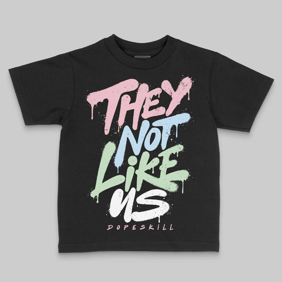 Jordan 4 Retro Valentine's Day (2026) (GS) DopeSkill Toddler Kids T-shirt They Not Like Us Graphic Streetwear - Black