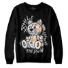 Dunk Low Cool Grey DopeSkill Sweatshirt Smile Through The Pain Graphic Streetwear - Black