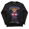 Jordan 12 “Field Purple” DopeSkill Long Sleeve T-Shirt Fake Love Graphic Streetwear - Black