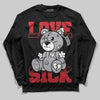 Jordan 4 OG “White Cement” DopeSkill Long Sleeve T-Shirt Love Sick Graphic Streetwear - Black