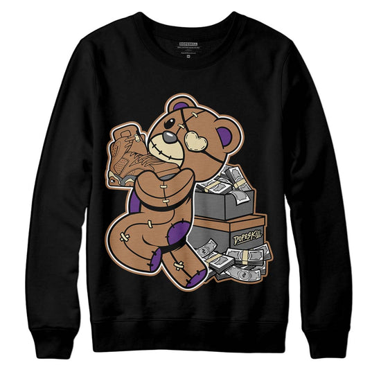 Jordan 6 WMNS Gore-Tex Brown Kelp DopeSkill Sweatshirt Bear Steals Sneaker Graphic Streetwear - Black