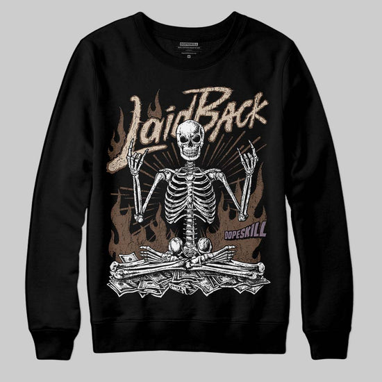 A Ma Maniére x Air Jordan 4 “Dark Mocha” DopeSkill Sweatshirt Laid Back Graphic Streetwear - black