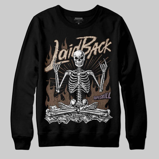 A Ma Maniére x Air Jordan 4 “Dark Mocha” DopeSkill Sweatshirt Laid Back Graphic Streetwear - black