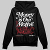 Jordan 14 Retro ‘Black Toe’ DopeSkill Hoodie Sweatshirt Money Is Our Motive Typo Graphic Streetwear - Black