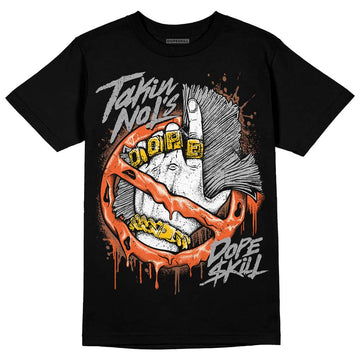 Jordan 3 Georgia Peach DopeSkill T-Shirt Takin No L's Graphic Streetwear - Black